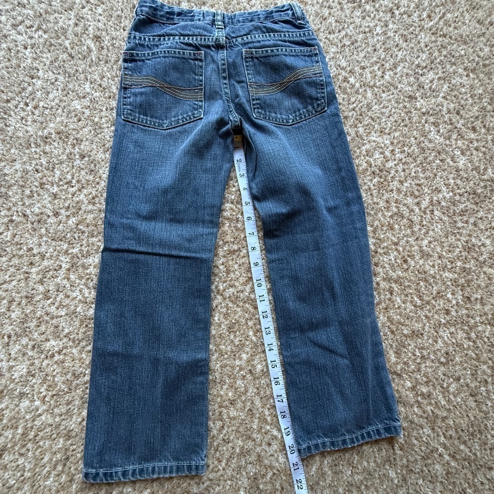 Boys Mini Boden Jeans size 10, distressed and intentional rip in jeans - Picture 2 of 6